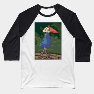 Wirt Got Spooked- Over the Garden Wall Baseball T-Shirt